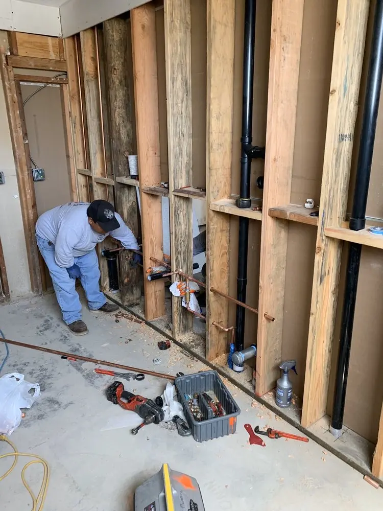 Commercial rough-in plumbing for Commercial Plumbing in Lake Balboa